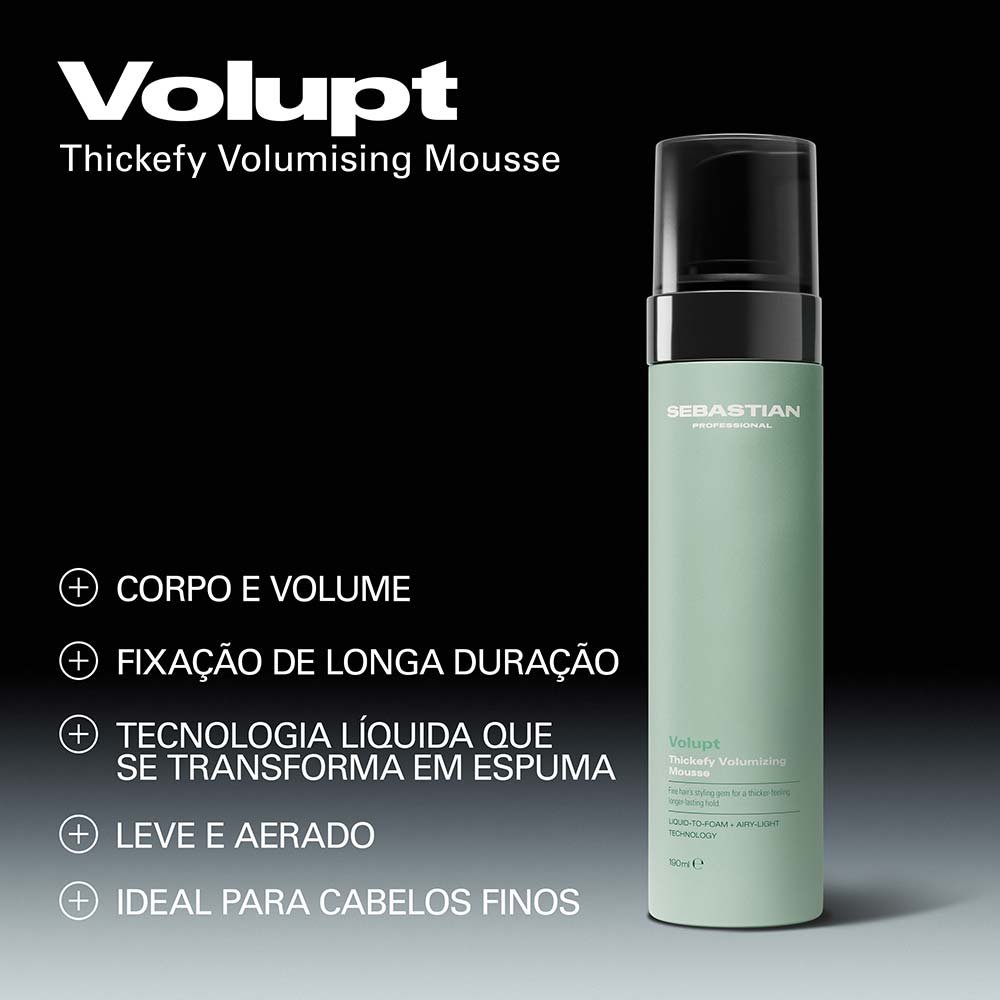 Mousse Volumadora Sebastian Volupt 190ml 2