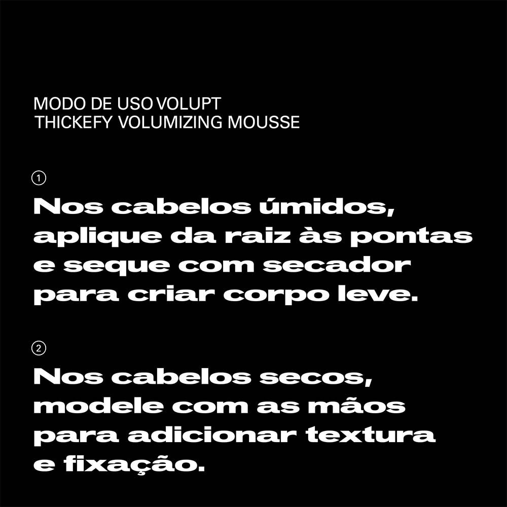 Mousse Volumadora Sebastian Volupt 190ml 3