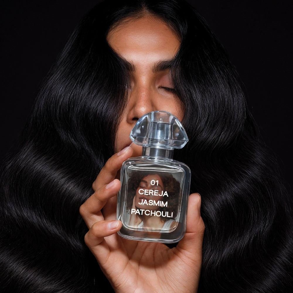 Perfume Cabelo e Corpo Simple Organic 01 Cereja Jasmim e Patchouli 30ml 5