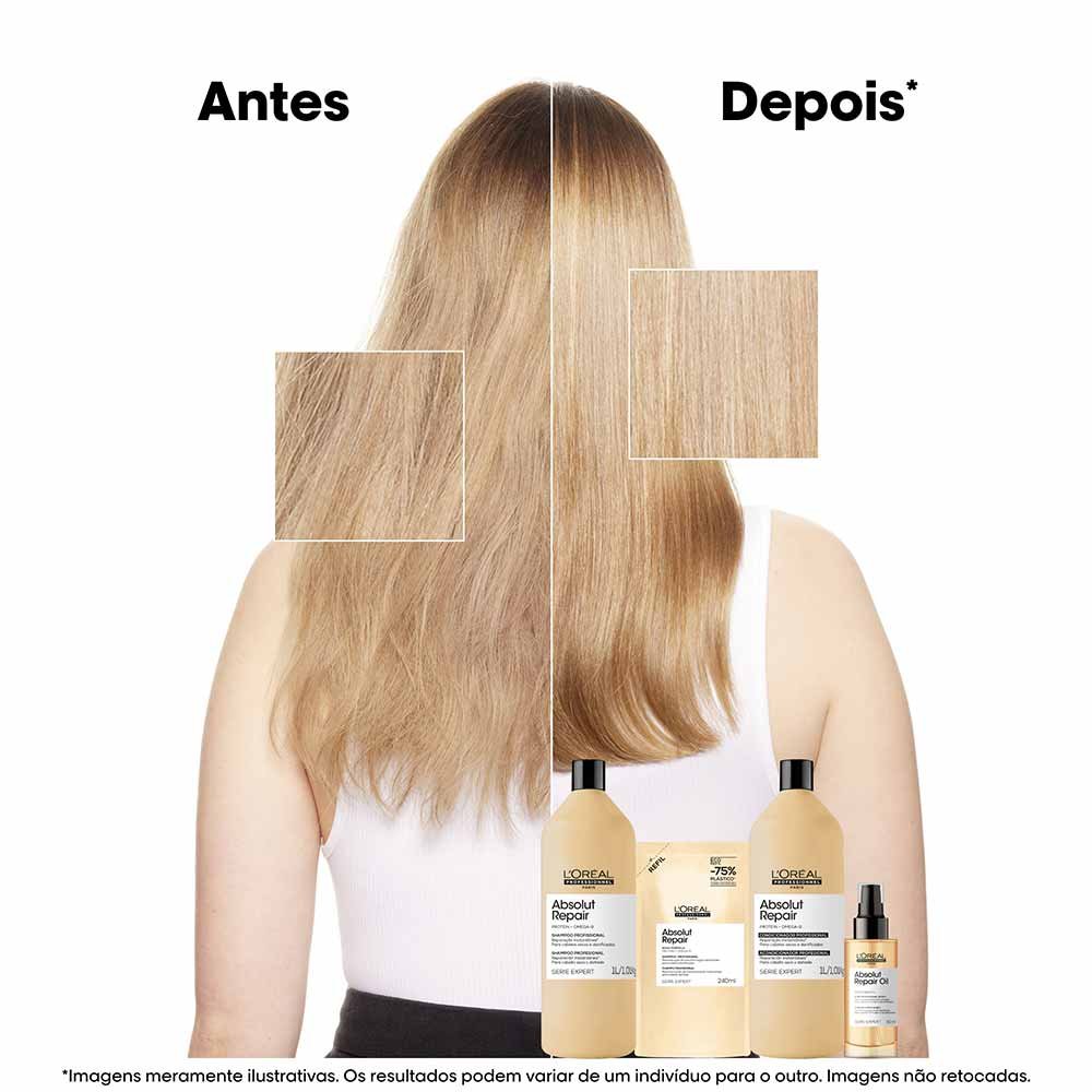 Condicionador L'Oréal Professionnel Absolut Repair Tamanho Profissional 1L 2