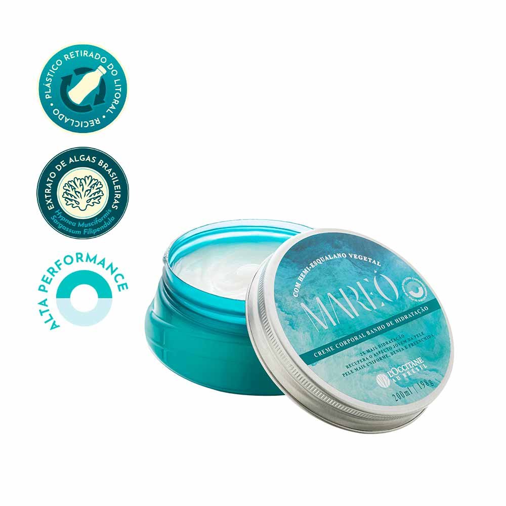Creme Corporal Banho de Hidratação L'Occitane au Brésil Marêo 200ml 4