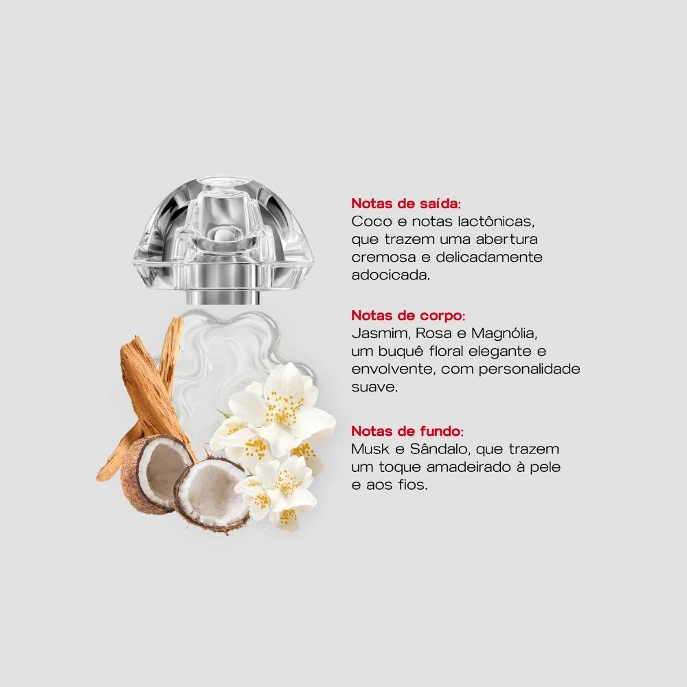 Perfume Cabelo e Corpo Simple Organic 03 Coco Jasmim e Sândalo 30ml 2