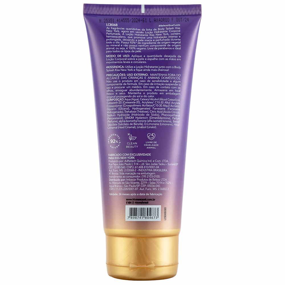 Loção Corporal Seduction Gold Kiss NY 180ml 3