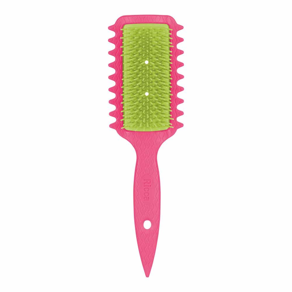 Escova de Cabelo Ricca Flex Fita Curl Fitagem - Rosa