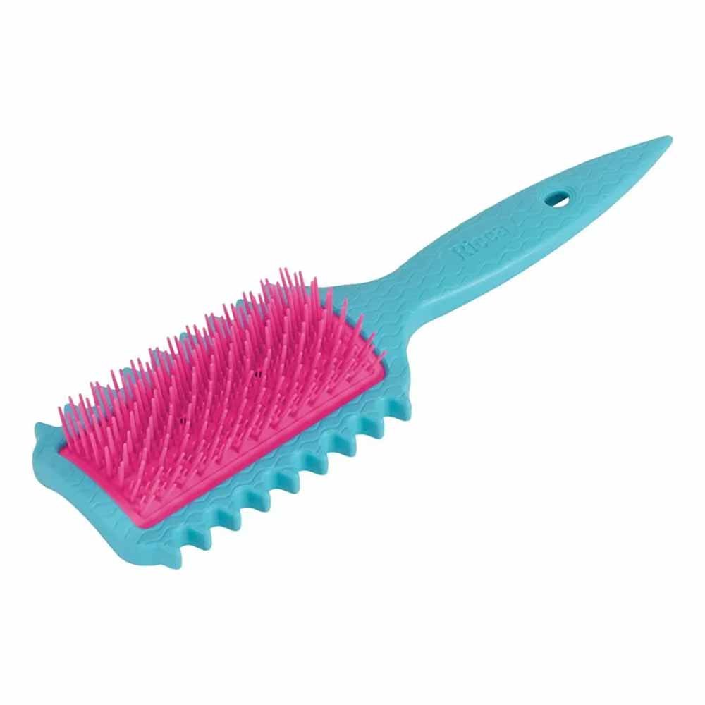 Escova de Cabelo Ricca Flex Fita Curl Fitagem - Azul Azul 4