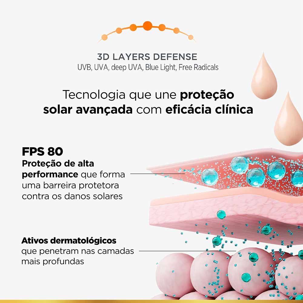 Protetor Solar Facial Minesol Anti-idade + Oil Control FPS 80 Cor 2.0 8