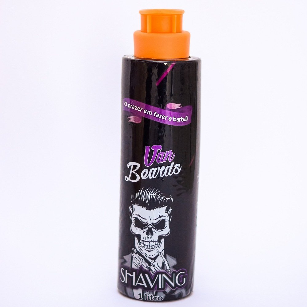 Kit com 3 Shaving Gel Van Beards 1 Lt ÚNICO 2