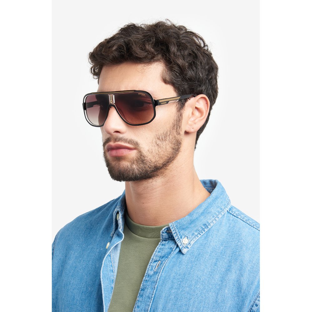 Óculos de Sol Carrera 1058S 2M2 63HA Preto Masculino Preto 4