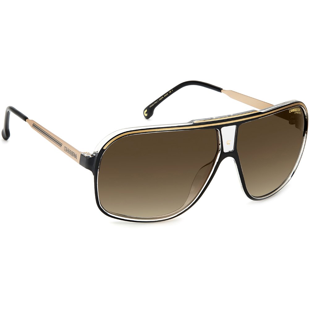 Óculos de Sol Carrera Grand Prix 3 2M2 64HA Preto Masculino Preto 3