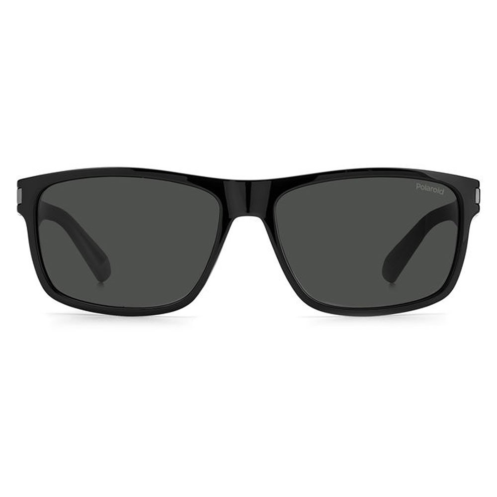 Óculos De Sol Solar Polaroid PLD 2121/S Preto Sólido Polarizado Preto 2