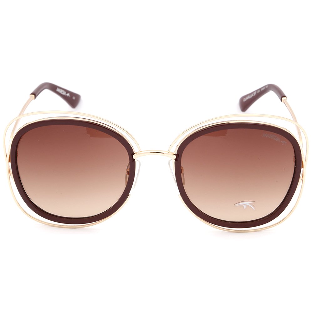 Óculos de Sol Solar Maresia Guaruja SP AV234 Degradê Dourado Dourado 2