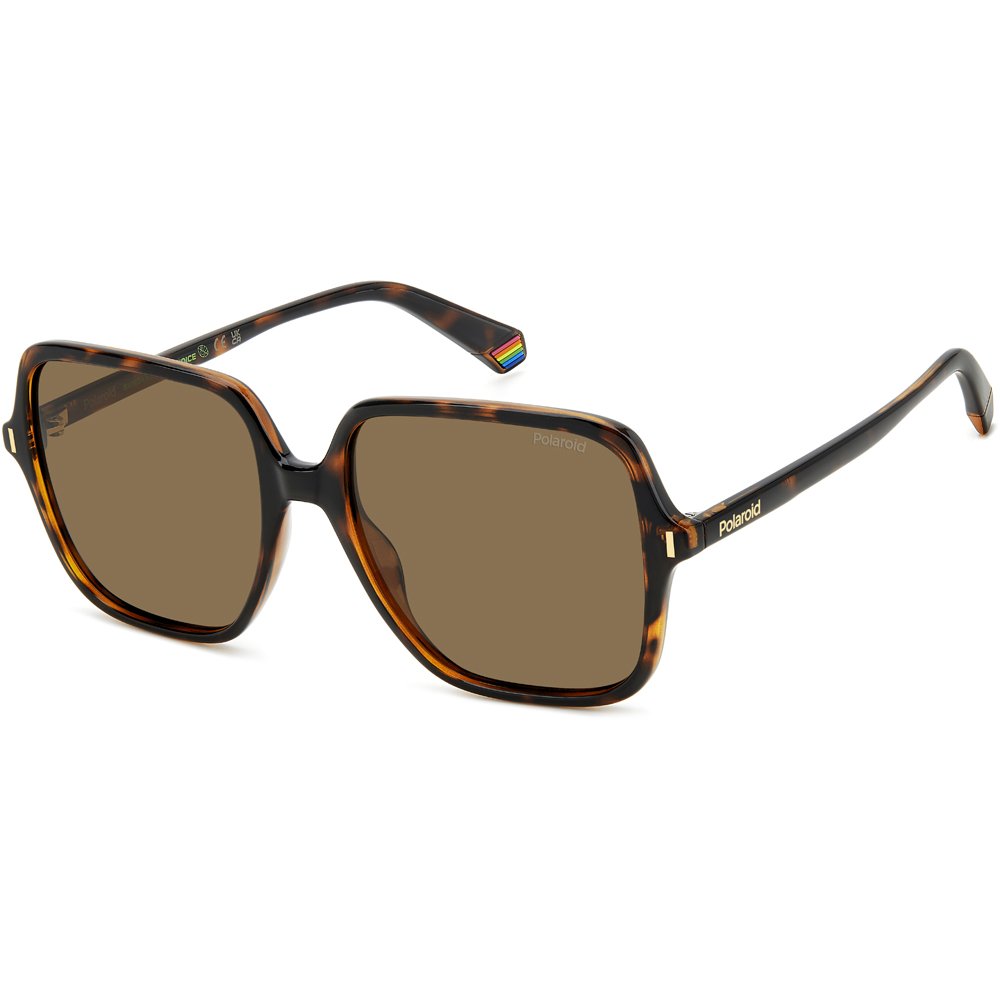 Óculos de Sol Polaroid 6219 S 086 56SP Laranja Polarizado Marrom 1