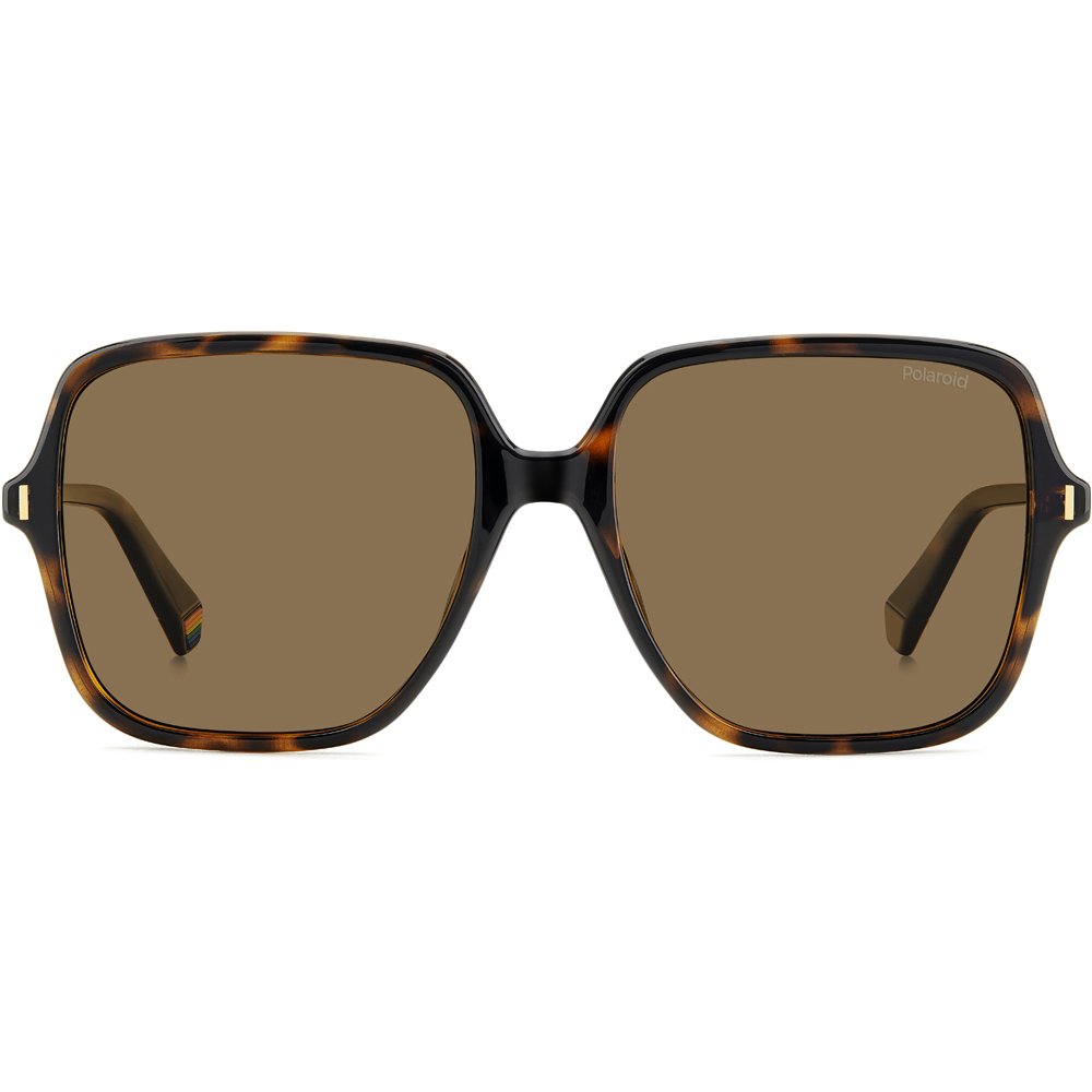 Óculos de Sol Polaroid 6219 S 086 56SP Laranja Polarizado Marrom 3