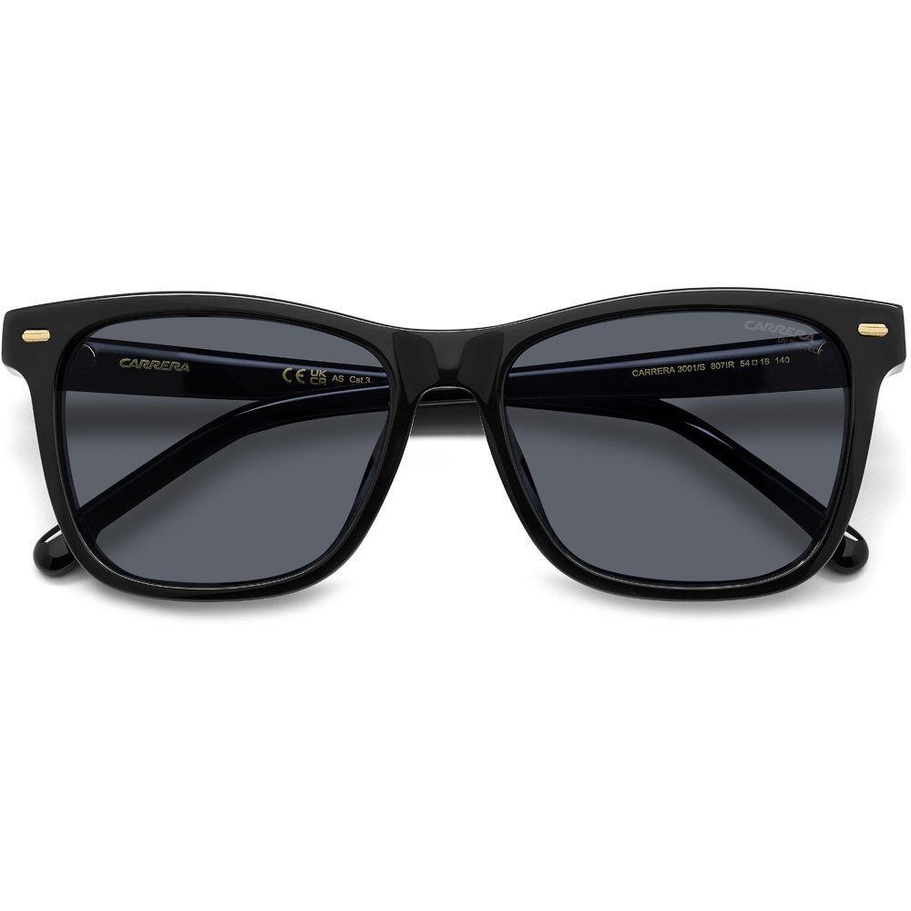 Óculos de Sol Carrera 3001 S 807 54IR Preto Feminino Preto 7