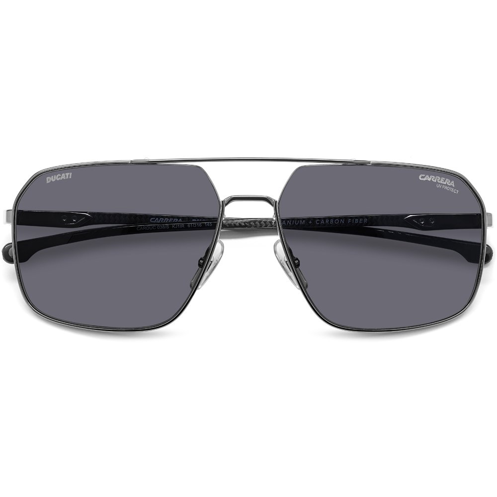 Óculos de Sol Carrera Ducati 038 S KJ1 61IR Cinza Masculino Cinza 7
