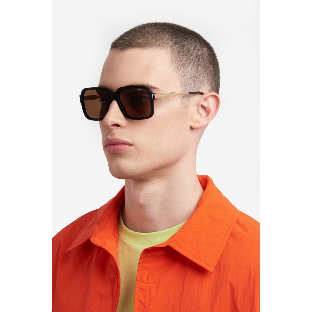 Óculos de Sol Polaroid 6220 S X 003 56SP Preto Masculino Preto 7