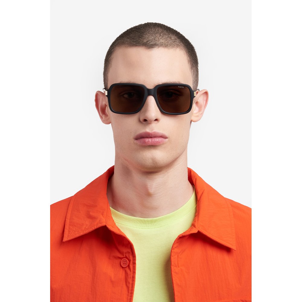 Óculos de Sol Polaroid 6220 S X 003 56SP Preto Masculino Preto 8