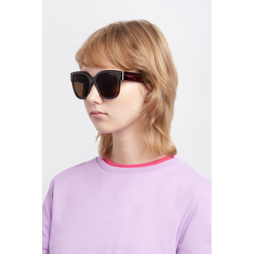 Óculos de Sol Polaroid 6167 S 086 55SP Marrom Feminino Marrom 6