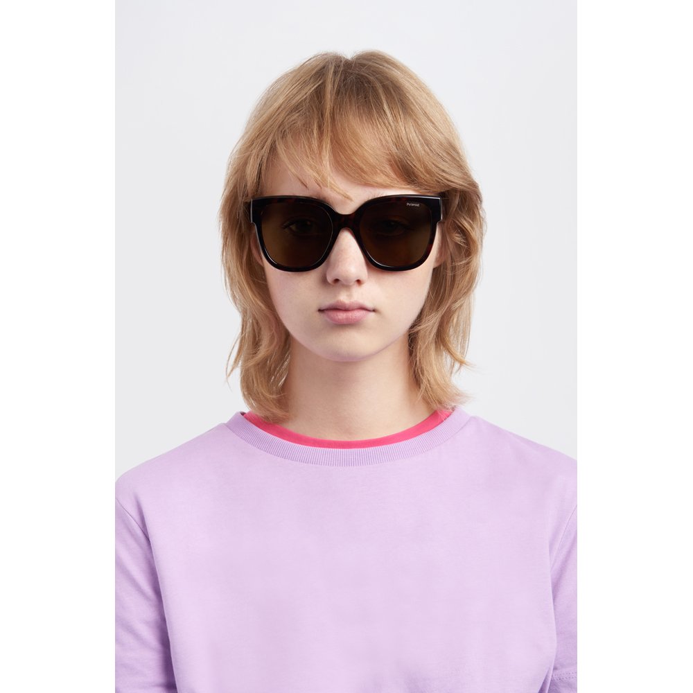 Óculos de Sol Polaroid 6167 S 086 55SP Marrom Feminino Marrom 7