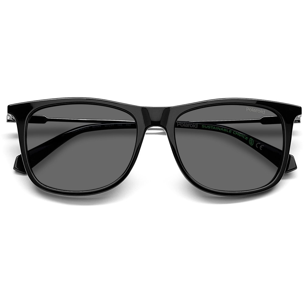Óculos de Sol Polaroid 4145 S X 807 55M9 Preto Masculino Preto 5