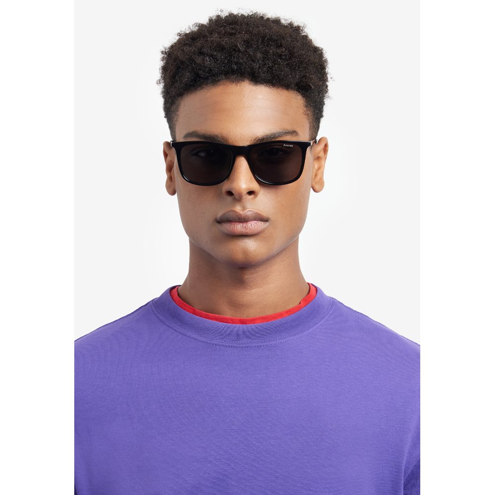 Óculos de Sol Polaroid 4145 S X 807 55M9 Preto Masculino Preto 7