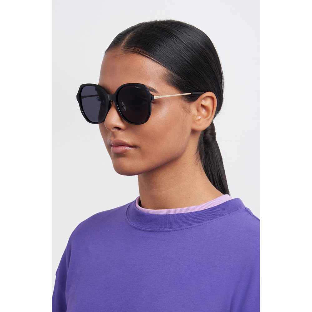 Óculos de Sol Polaroid 6177 G S 807 57M9 Preto Feminino Preto 6