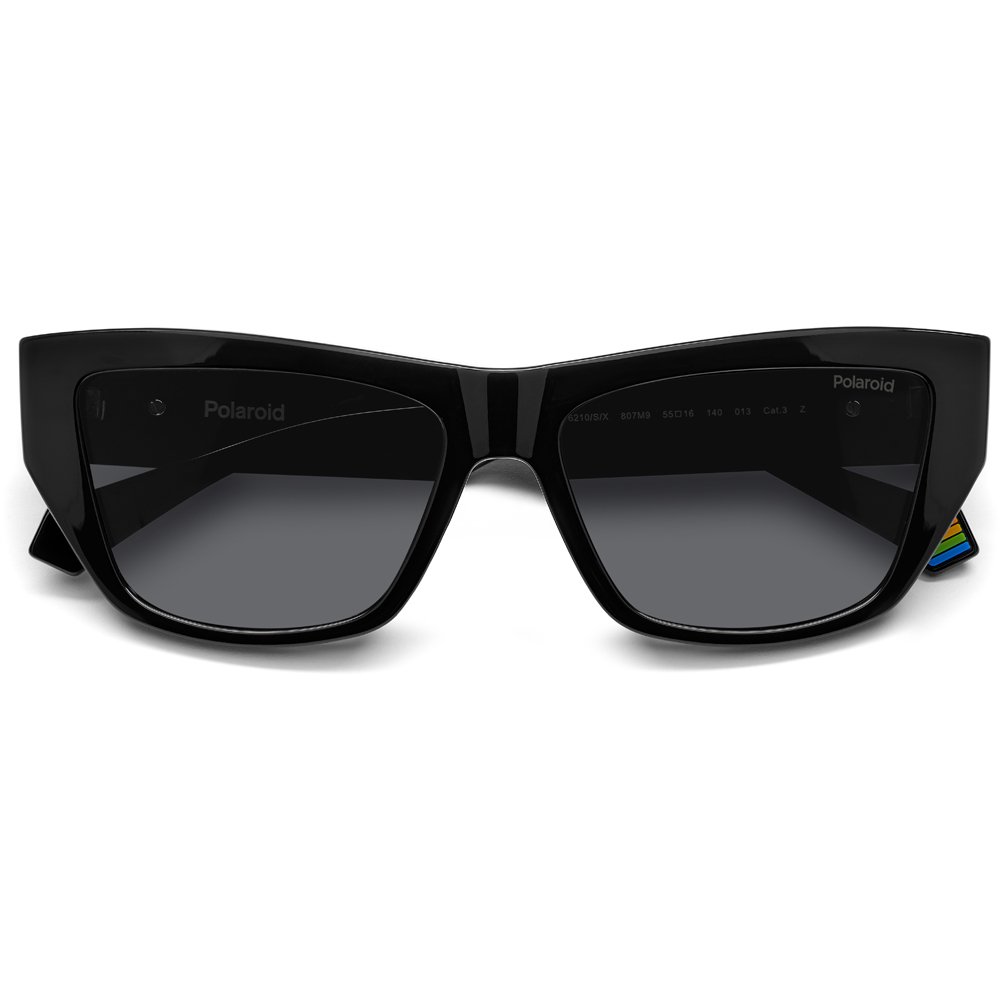 Óculos de Sol Polaroid 6210 S X 807 55M9 Preto Feminino Preto 6