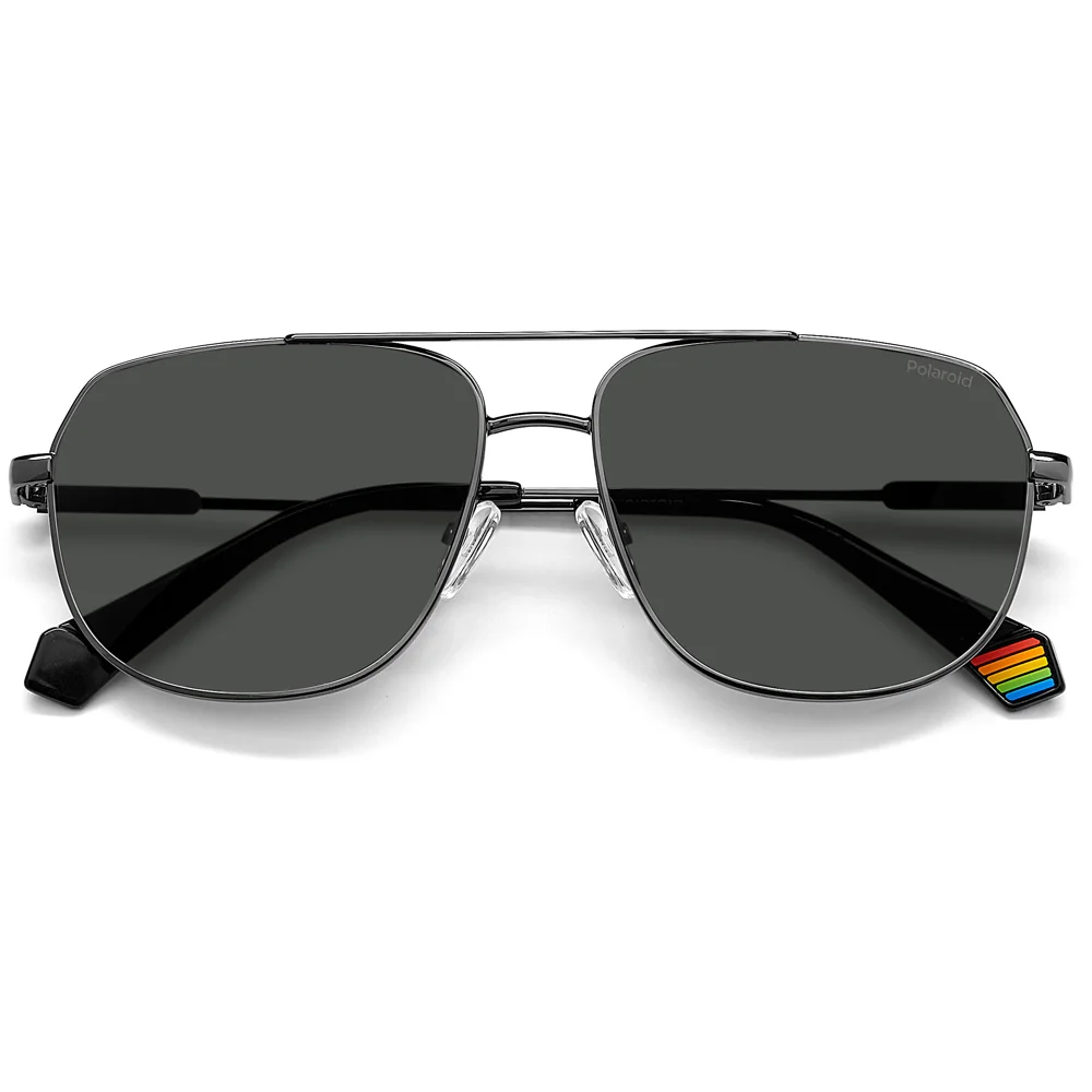 Óculos de Sol Polaroid 6195 S X KJ1 58M9 Cinza Masculino Cinza 5
