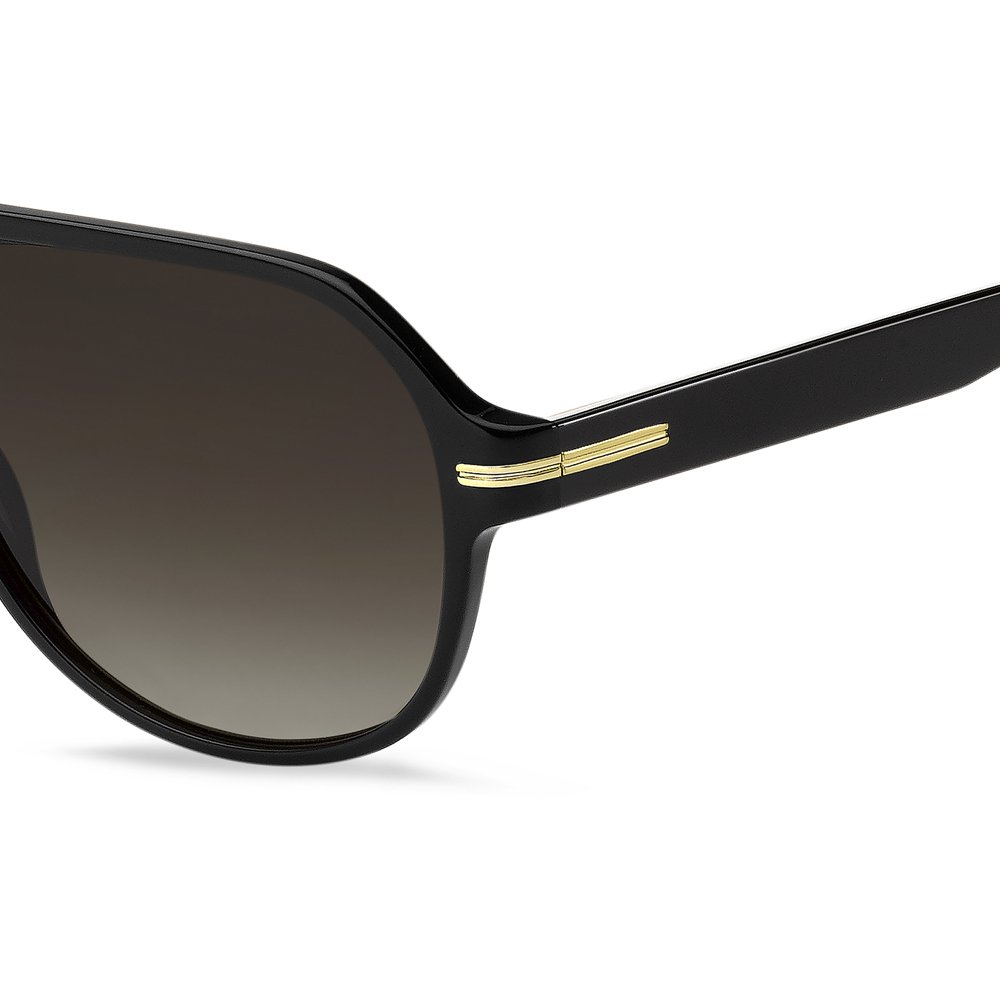 Óculos de Sol Hugo Boss 1507 S 807 59HA Preto Masculino Preto 3