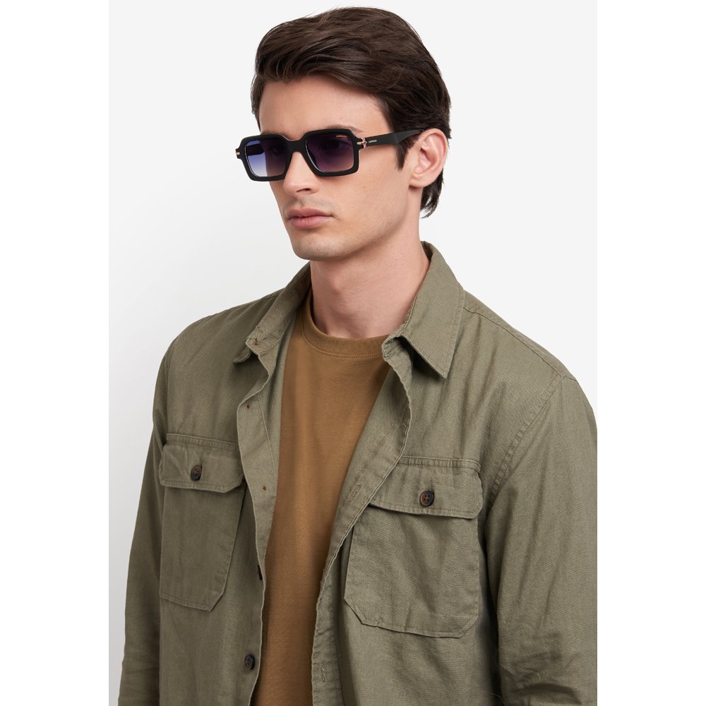 Óculos de Sol Carrera 358 S 2M2 5008 Dourado Masculino Preto 7