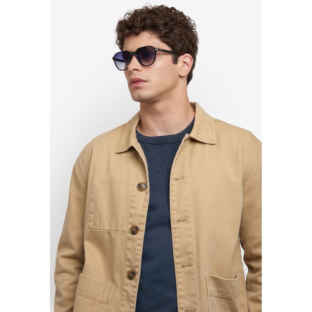 Óculos de Sol Carrera 342 S 2M2 5408 Dourado Masculino Preto 7