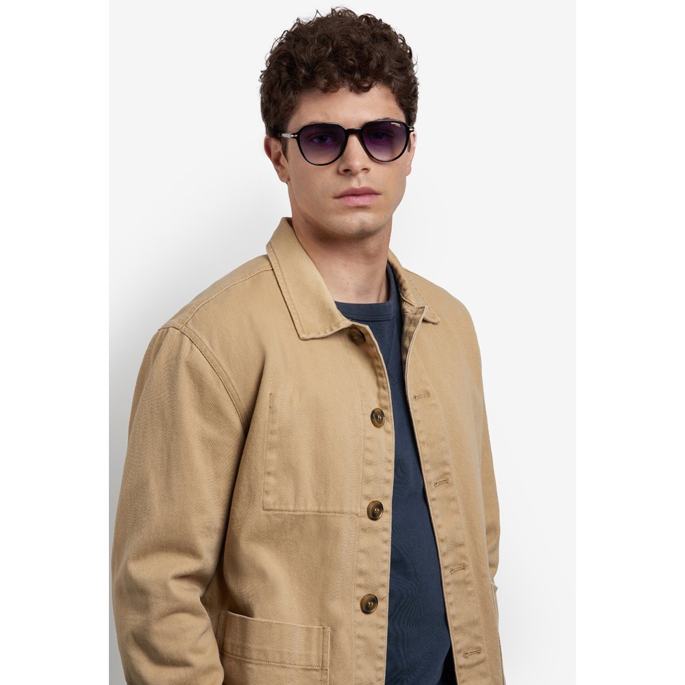 Óculos de Sol Carrera 342 S 2M2 5408 Dourado Masculino Preto 8