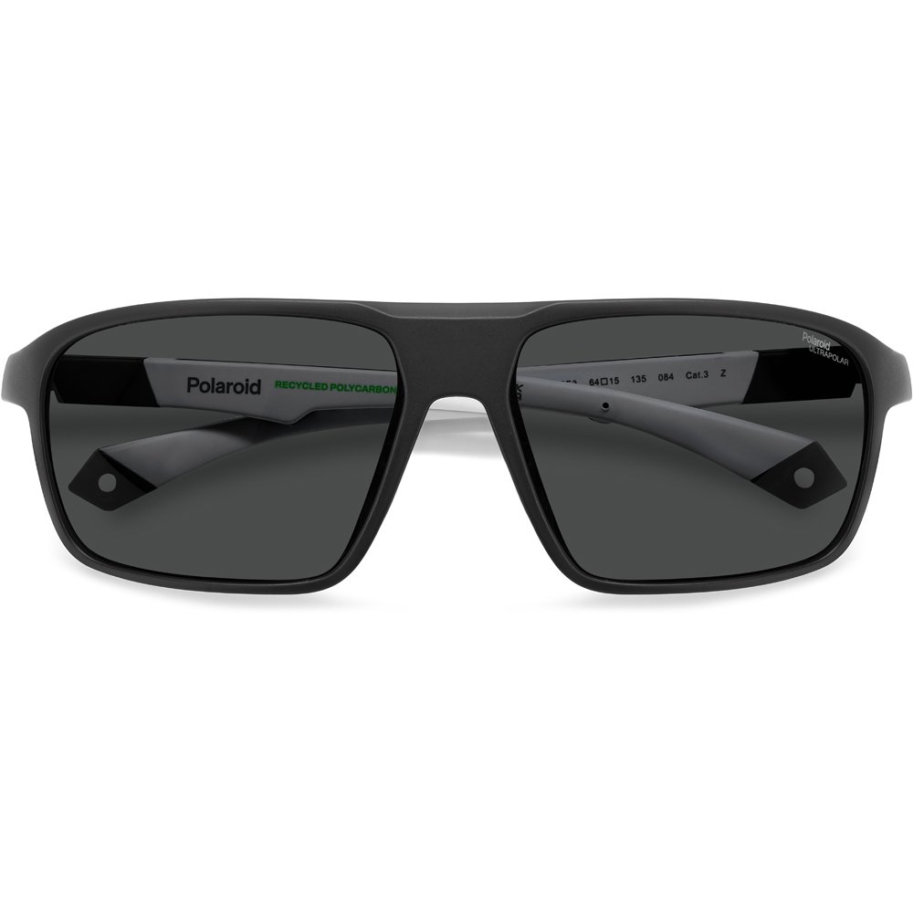 Óculos de Sol Polaroid 7058 S 003 64E3 Preto Masculino Preto 4