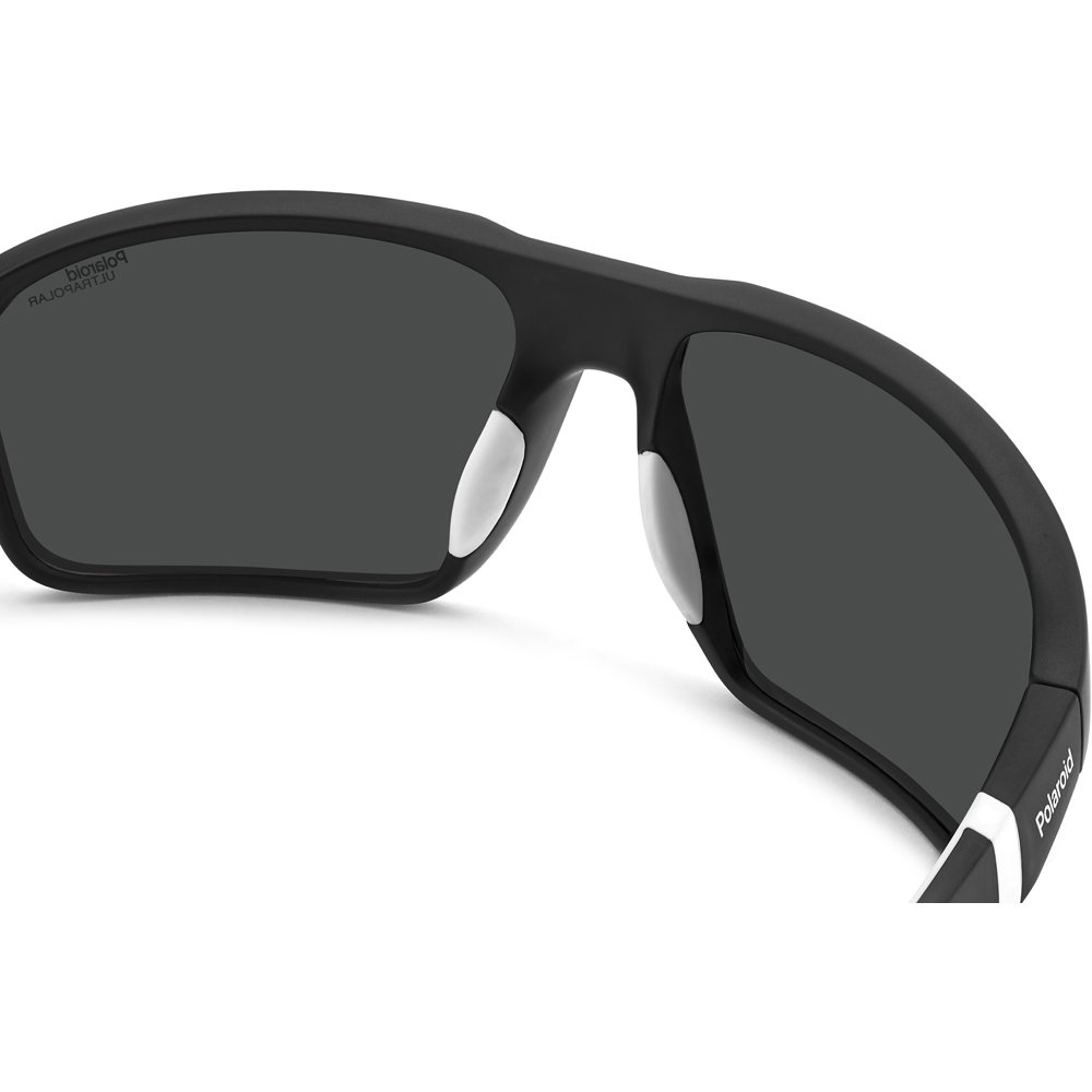 Óculos de Sol Polaroid 7058 S 003 64E3 Preto Masculino Preto 6