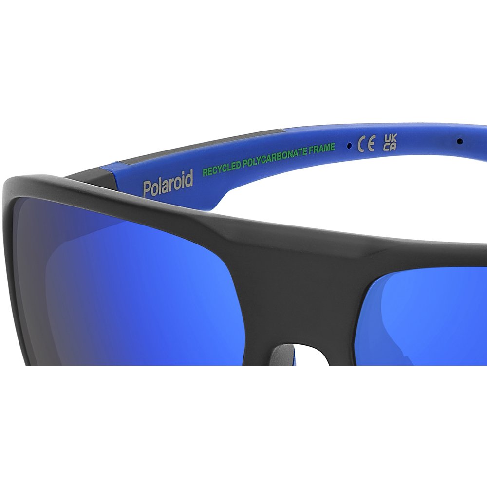 Óculos de Sol Polaroid 7058 S 0VK 64QG Preto Masculino Preto 8