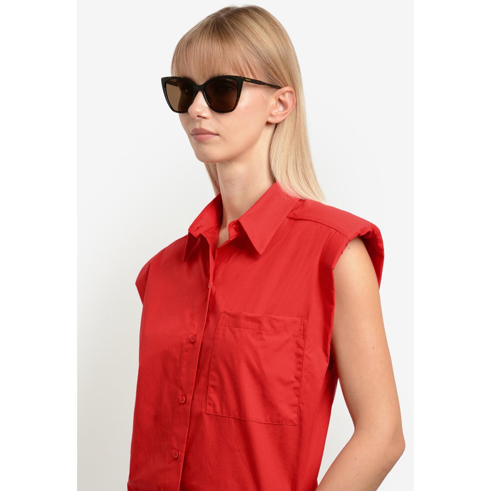 Óculos de Sol Polaroid 4181 S 086 56SP Marrom Feminino Marrom 7