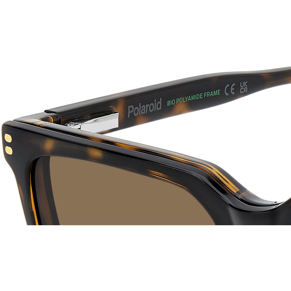 Óculos de Sol Polaroid Clipon D556C 0865417 Marrom Masculino Marrom 7
