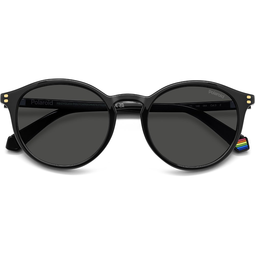 Óculos de Sol Polaroid 6233 S 807 51M9 Preto Masculino Preto 4