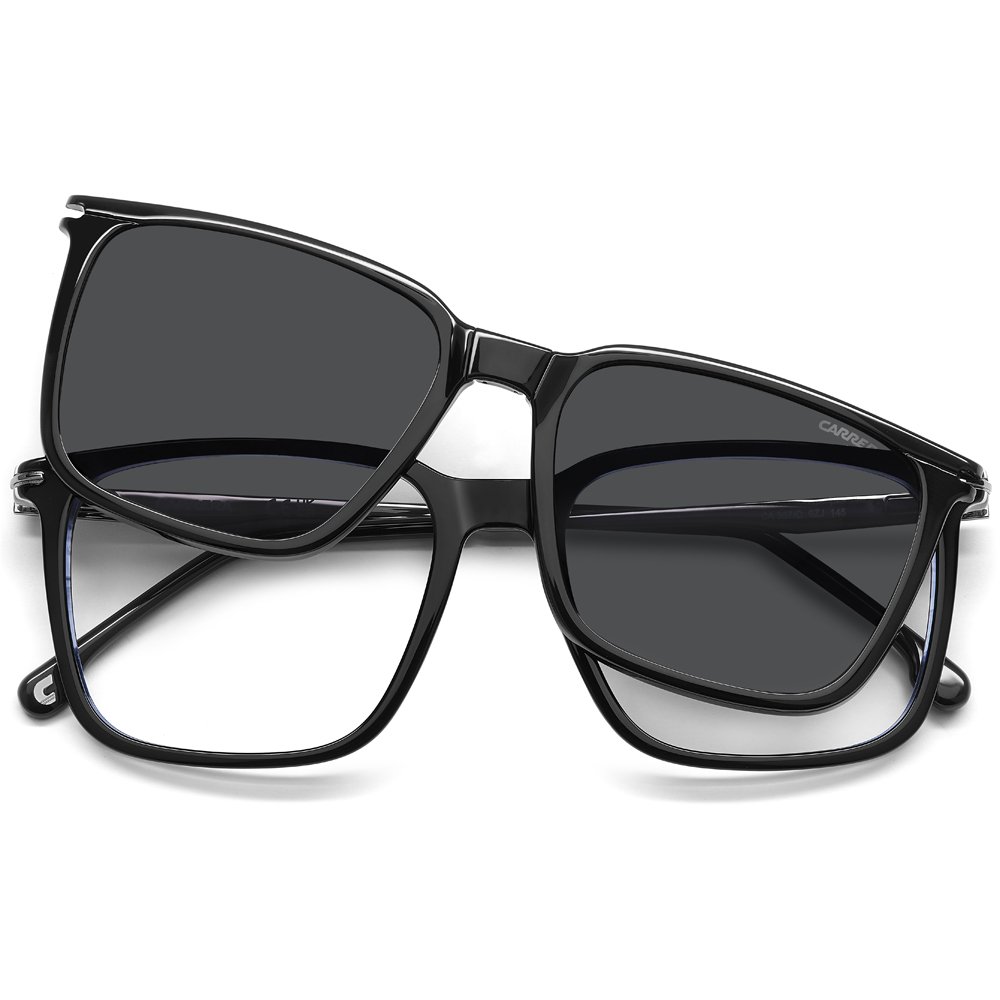 Óculos de Sol Carrera Clip On 357C 9ZJ 5417 Preto Masculino Preto 4