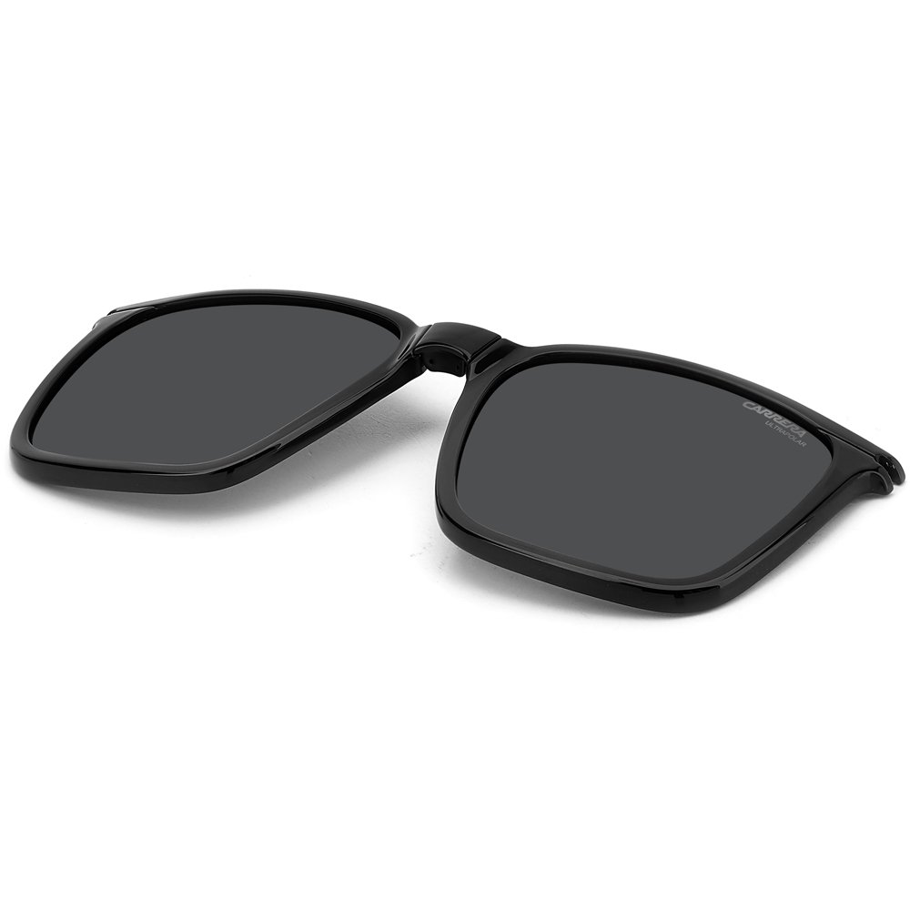 Óculos de Sol Carrera Clip On 357C 9ZJ 5417 Preto Masculino Preto 9