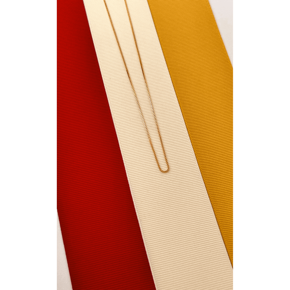 Corrente veneziana feminina banhada em ouro 18k - 50cm com extensor cordao Dourado 2