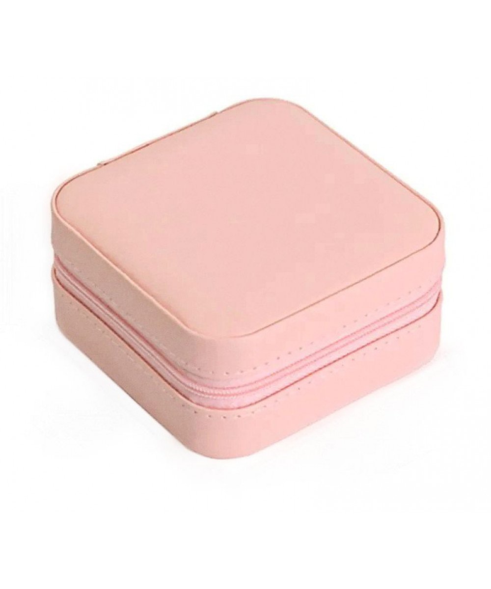 Porta Joias em courino cor de rosa estojo Rosa 1