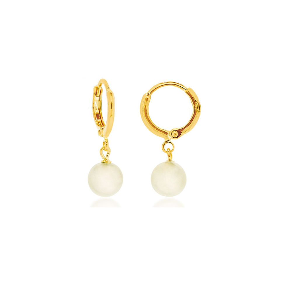 Brinco de Perolas Malu banhado em Ouro 18k Dourado 1