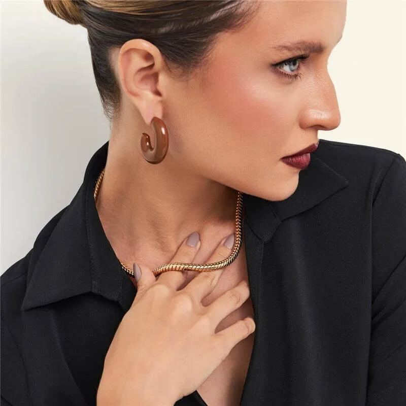 Corrente feminina Rabo de Rato lisa banhada em ouro 18k Dourado 3