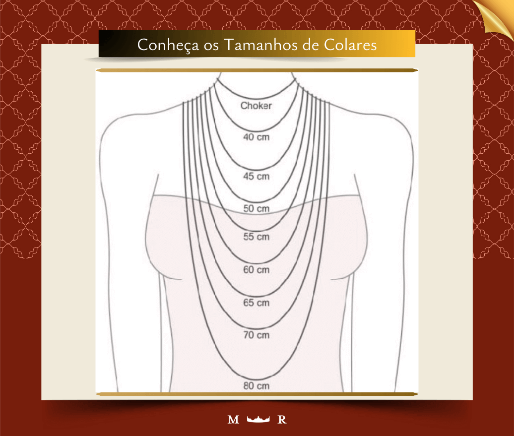 Colar com Elos retangulares lisos banhado em ouro 18k Dourado 4