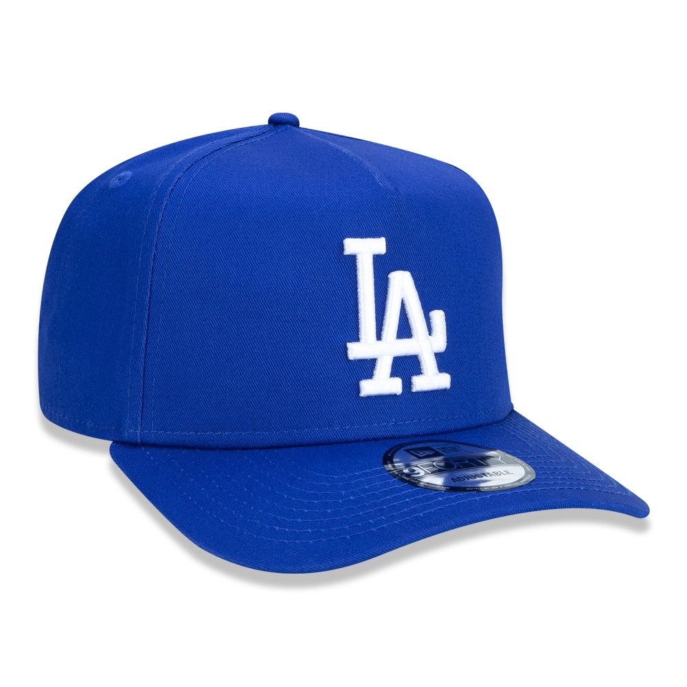 Bone New Era 9FORTY A-Frame MLB Los Angeles Dodgers Team Color Azul 3