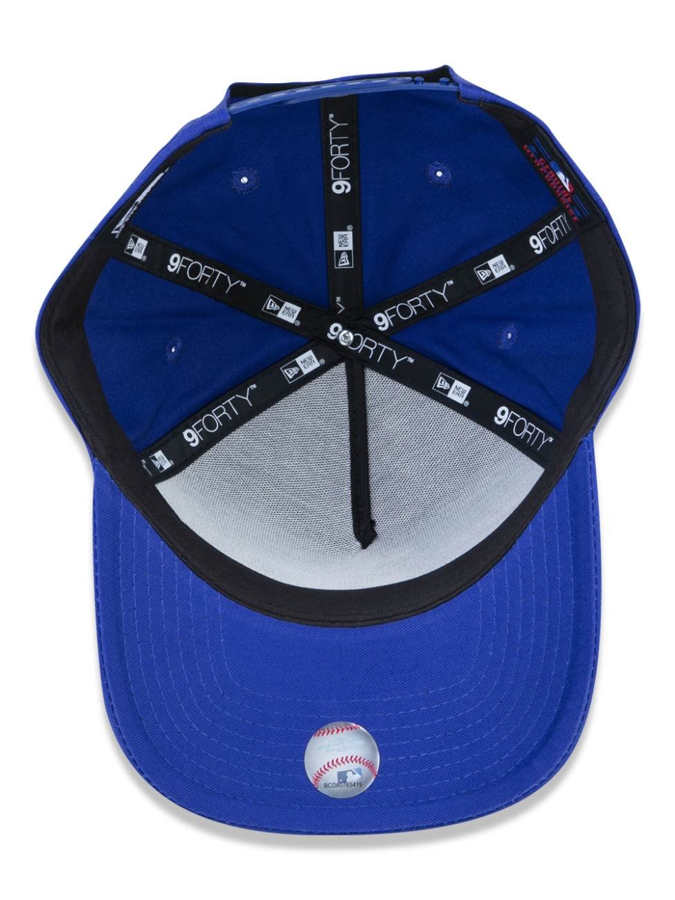 Bone New Era 9FORTY A-Frame MLB Los Angeles Dodgers Team Color Azul 5