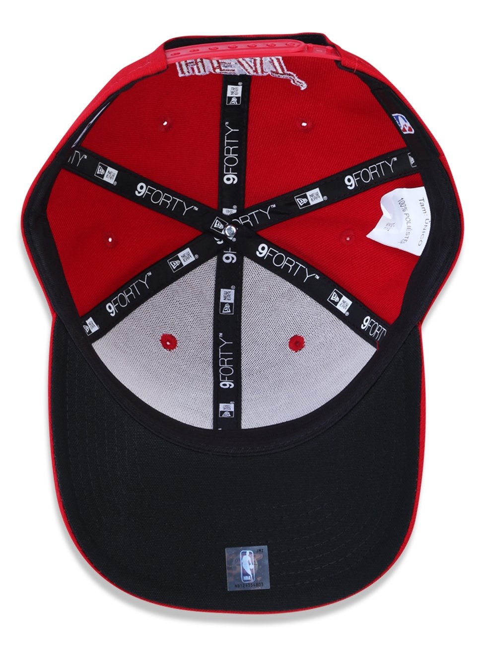 Bone New Era 9FORTY NBA Miami Heat Vermelho 5