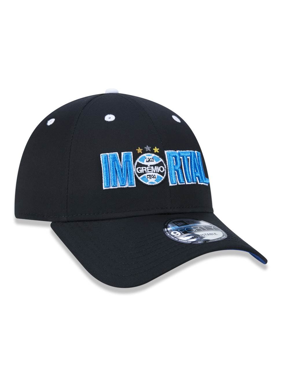 Bone New Era 9FORTY Gremio Preto 3