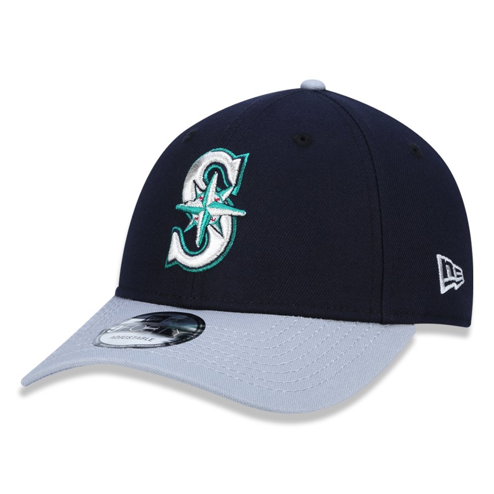 Bone New Era 9FORTY MLB Seattle Mariners Azul 1